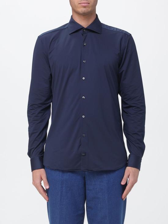 26SS 페이 긴팔 셔츠 NCMA152265SZBJ U807 Navy