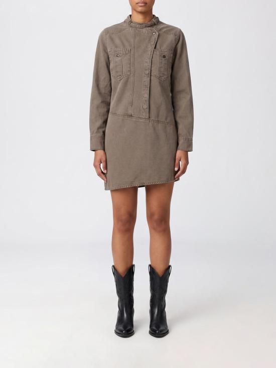 26SS 이자벨마랑에뚜왈 미디 원피스 RO0959FAD1G04E 50DZ Bronze