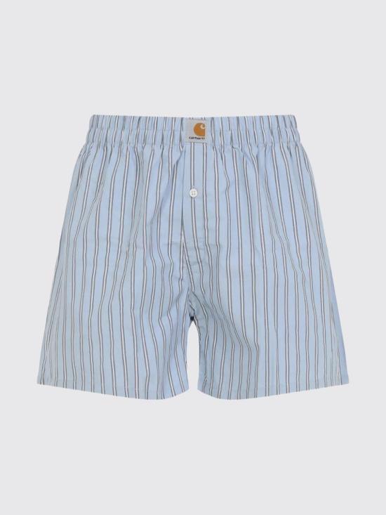 26SS 칼하트 WIP 로고 패치 복서 쇼츠 I032355 30OXX Blue