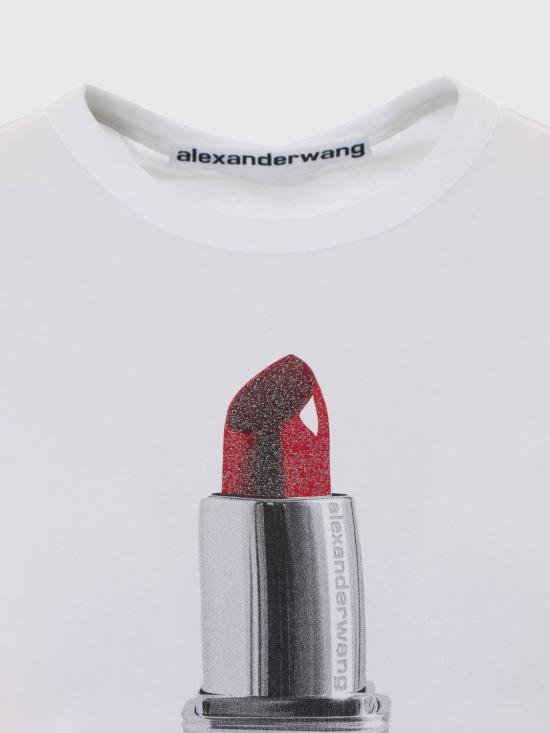 26SS 알렉산더 왕 반팔 티셔츠 1CC2261295 110B White - ALEXANDER WANG