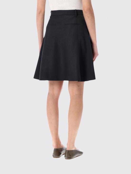 26SS 로우클래식 미디 스커트 LCPS26SK01154 0001 Charcoal - LOW CLASSIC