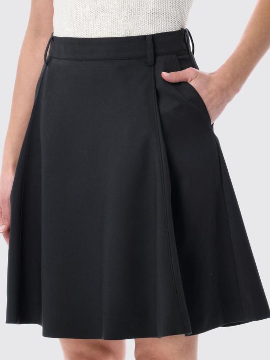 26SS 로우클래식 미디 스커트 LCPS26SK01154 0001 Charcoal - LOW CLASSIC