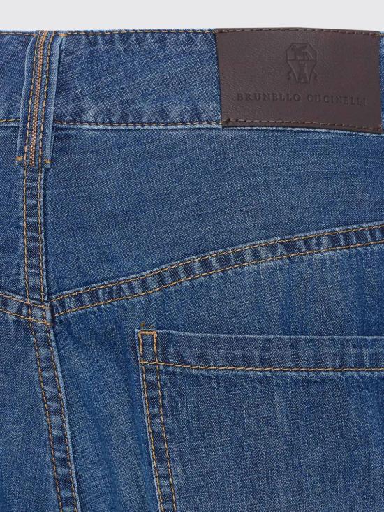 26SS 브루넬로 쿠치넬리 데님 팬츠 MH192P5565 C9393 Blue 1 - BRUNELLO CUCINELLI