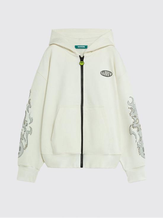 26SS 바로우 후드 티셔츠 S6BWUAZH089 412 White - BARROW