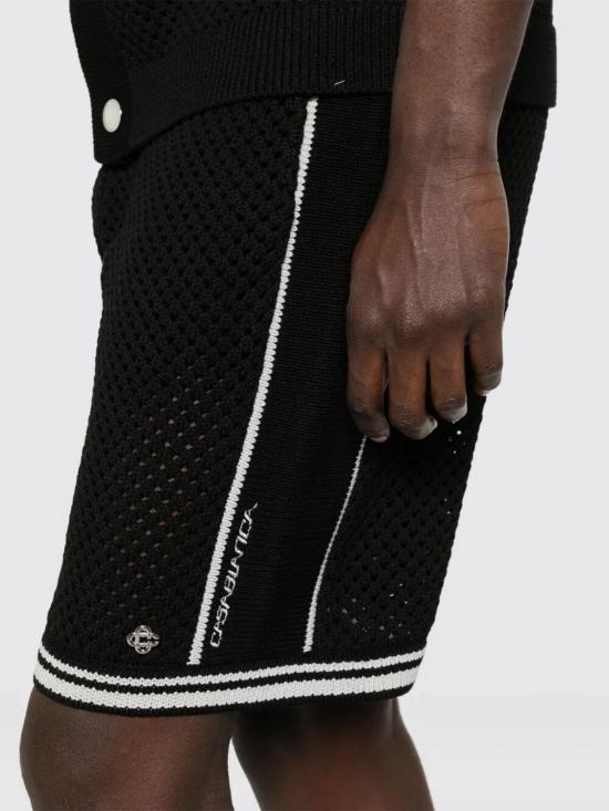 26SS 카사블랑카 숏팬츠 MSS26KW1321 01 Black - CASABLANCA