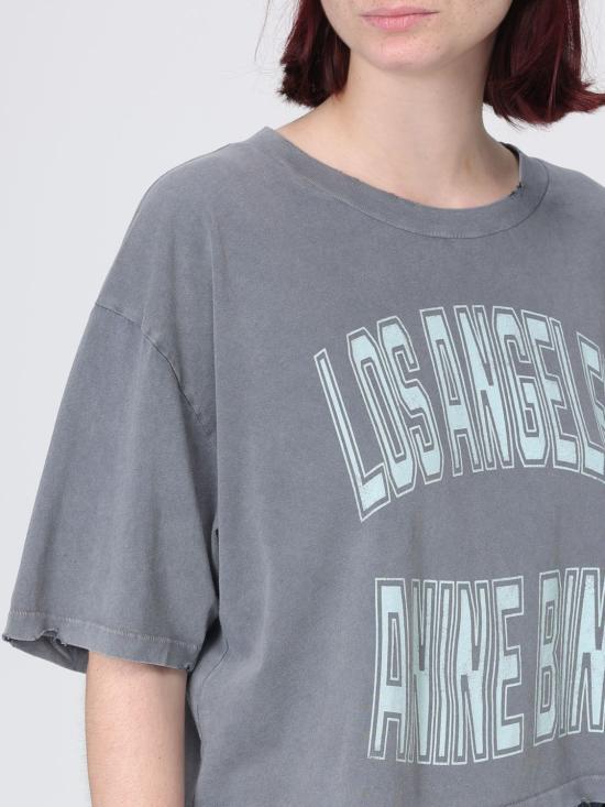 26SS 애니빙 반팔 티셔츠 A0812556 WHG1 Grey - ANINE BING