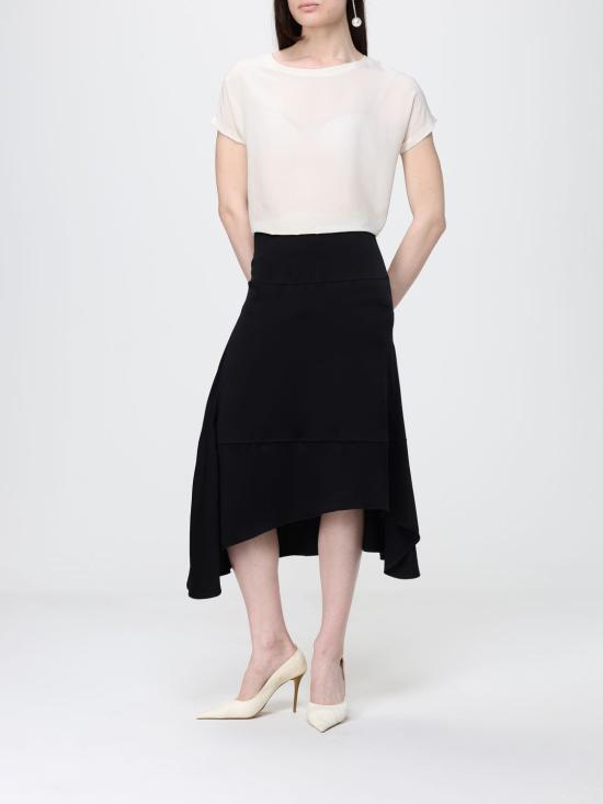 26SS 빅토리아 베컴 롱 스커트 1226WSK007245A 1 Black - VICTORIA BECKHAM