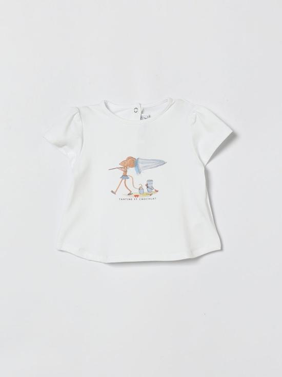 26SS [키즈] 펜디 티셔츠 JUI2047AJ F0TU9 White 1