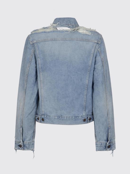 26SS 아크네 스튜디오 디스트레스드 데님 자켓 A90714 228 Denim - ACNE STUDIOS