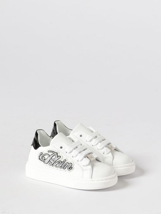 26SS [키즈] 필립 플레인 스니커즈 83158 1 White - PHILIPP PLEIN