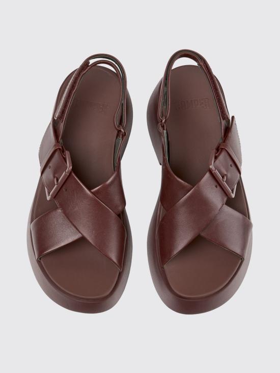 26SS 캠퍼 샌들 K201860 002 TASHA 0 Burgundy - CAMPER