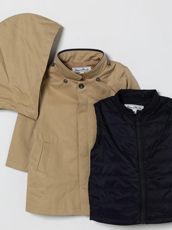 26SS [키즈] 타티네쇼콜라 코트 CC44011 17 Beige - TARTINE ET CHOCOLAT