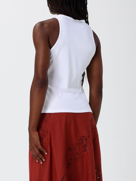 26SS 트윈셋 민소매 티셔츠 261TT2280 00001 White - TWINSET