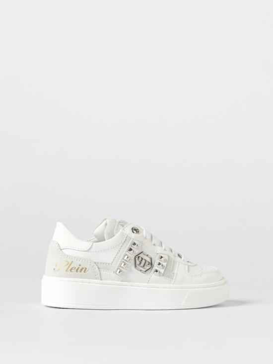 26SS [키즈] 필립 플레인 스니커즈 83223 2 White