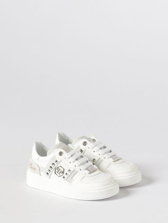26SS [키즈] 필립 플레인 스니커즈 83223 2 White - PHILIPP PLEIN
