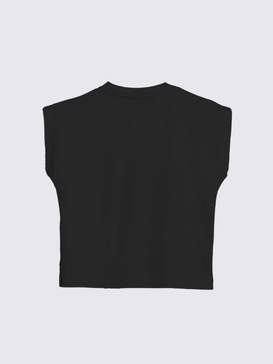 26SS [키즈] 컨트리 오브 밀란 티셔츠 S6CMJGTH070 110 Black - COUNTY OF MILAN