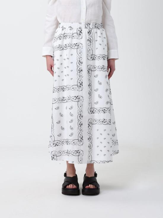 26SS 위켄드막스마라 롱 스커트 2615101082600 001 White