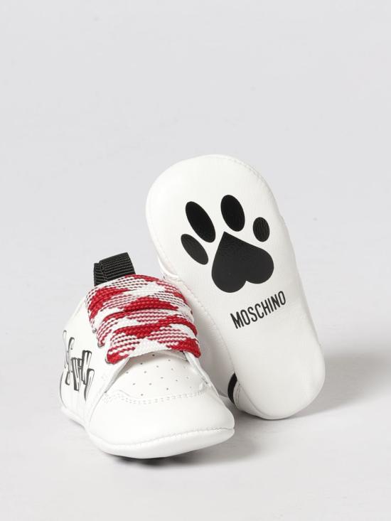 26SS [키즈] 모스키노 스니커즈 82891 3 White - MOSCHINO