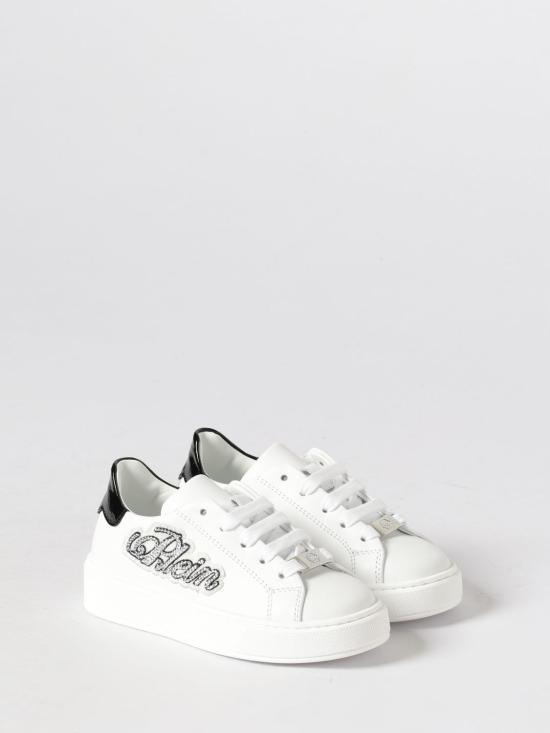 26SS [키즈] 필립 플레인 스니커즈 83214 1 White - PHILIPP PLEIN