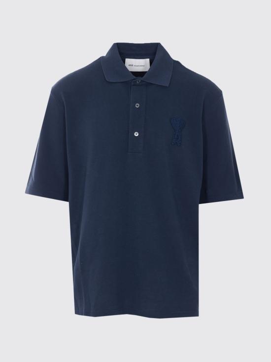 26SS 아미 폴로 티셔츠 UPL428DJE0221A 021 Blue - AMI