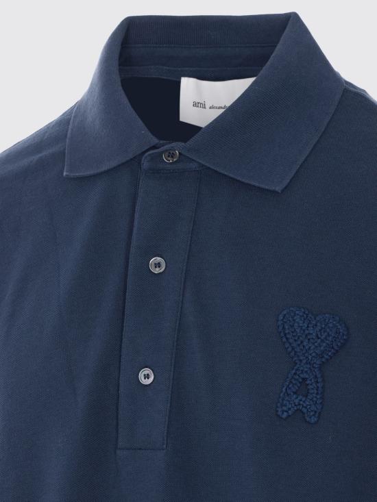 26SS 아미 폴로 티셔츠 UPL428DJE0221A 021 Blue - AMI