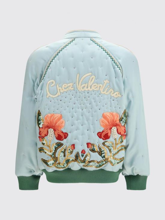 26SS 발렌티노 가라바니 봄버 자켓 8B3CI1758M6 9VC Gnawed Blue - VALENTINO GARAVANI