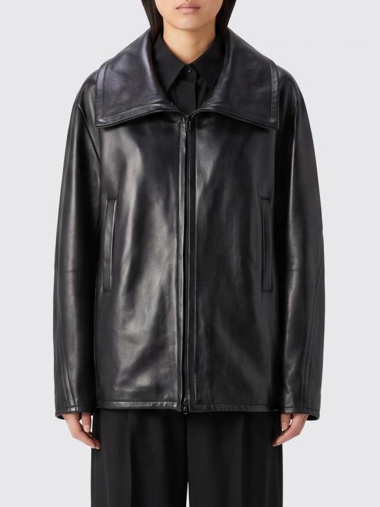 26SS 피비 파일로 가죽 자켓 DV129LE3367 900BK Black