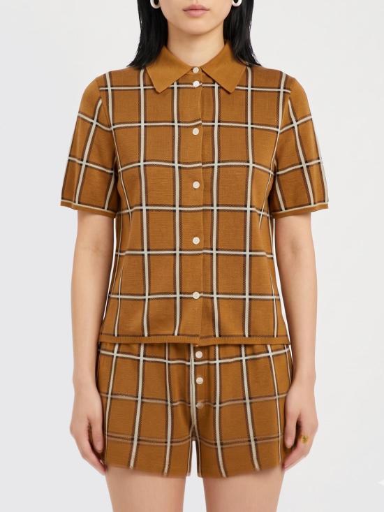 26SS 게스트 인 레지던스 셔츠 W29722JF SUEDCO Brown