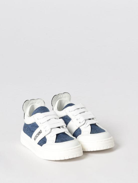 26SS [키즈] 모스키노 스니커즈 82974 1 White - MOSCHINO