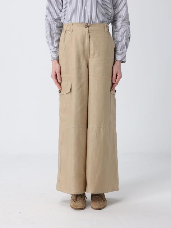 26SS 위켄드막스마라 팔라초 팬츠 2615131033600 001 Sand