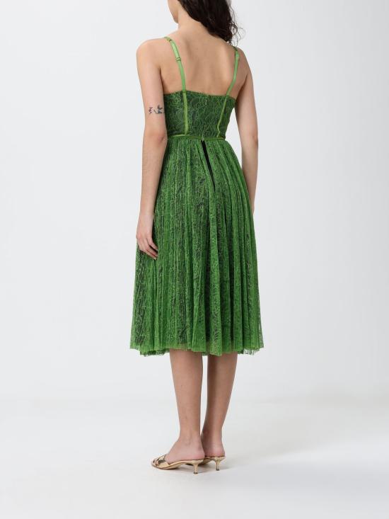 26SS 엘리자베타프랜치 미디 원피스 AB97162E2 FA1 Green - ELISABETTA FRANCHI