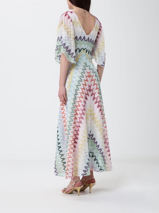 26SS 미소니 롱 원피스 DS26SG3KBR015I S30G5 White - MISSONI