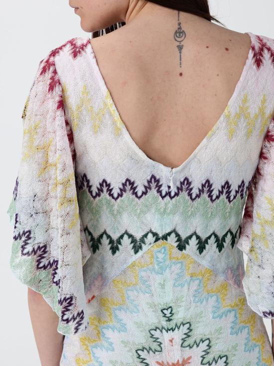 26SS 미소니 롱 원피스 DS26SG3KBR015I S30G5 White - MISSONI