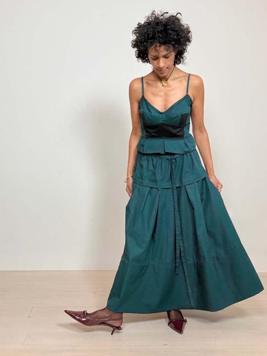  예세이트 롱 스커트 예사엣 세블 스커트 멀티 - YESAET