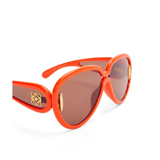  로에베 안경 LW40132 I 파울라스 이비자 42 E 선글라스 오렌지 - LOEWE