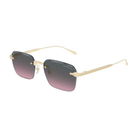 26SS 몽블랑 선글라스 19YR5GA0A Gold - MONTBLANC