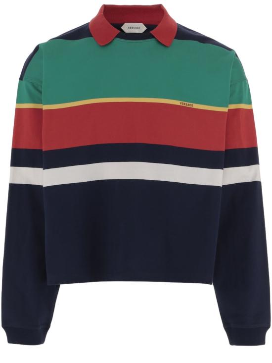 26SS 베르사체 폴로 티셔츠 10245801A178906G870 Multicolor