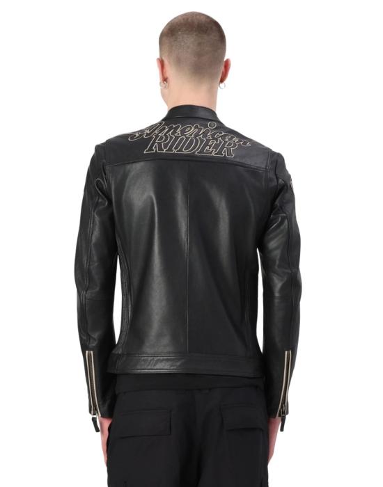 26FW 블라우어 가죽 자켓 26SBLUL02439 007521 Black - BLAUER