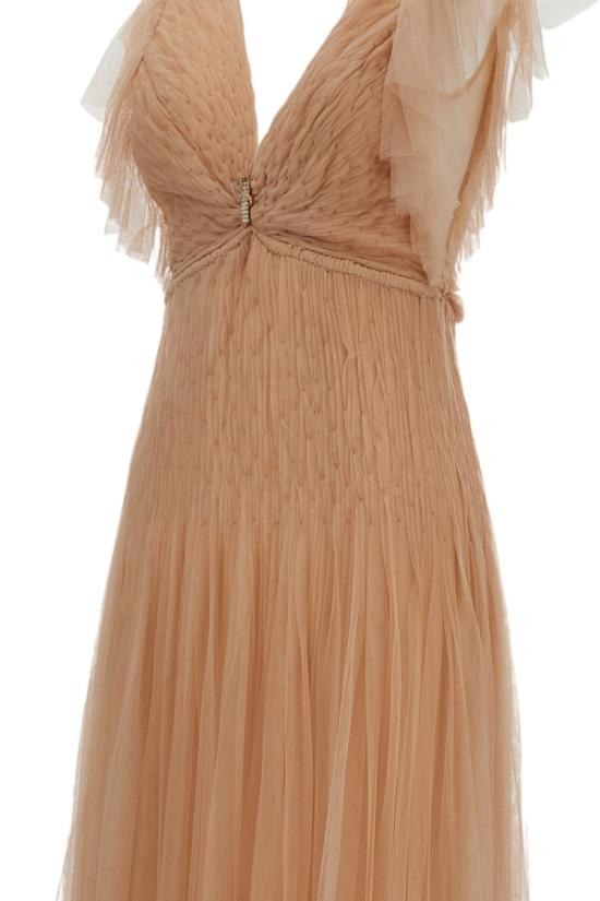 26SS 엘리자베타프랜치 롱 원피스 AR80J62E2EA1 Neutrals - ELISABETTA FRANCHI