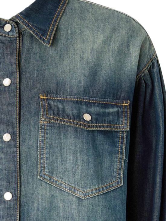 26SS 핑코 데님 자켓 106596A37KPJC Blue - PINKO