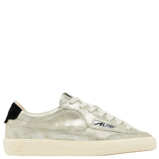 26SS 오트리 스니커즈 SCLWZE01LAMSUESUESILVBLK Gold