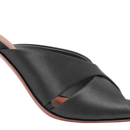 26SS 아미나 무아디 뮬/슬리퍼 SALMASLIPPER95BLACK Black - AMINA MUADDI