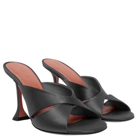 26SS 아미나 무아디 뮬/슬리퍼 SALMASLIPPER95BLACK Black - AMINA MUADDI