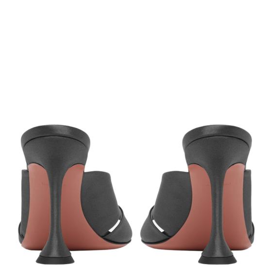 26SS 아미나 무아디 뮬/슬리퍼 SALMASLIPPER95BLACK Black - AMINA MUADDI