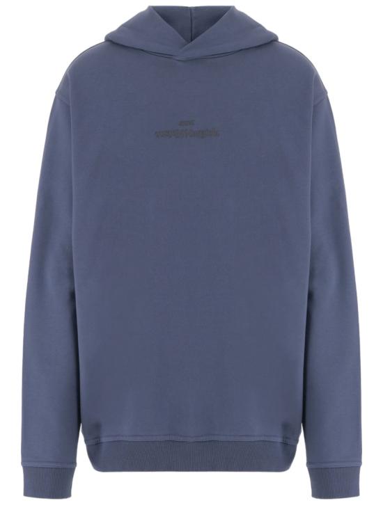 26SS 마르지엘라 업사이드 다운 자수 로고 후드 S50GU0167S25503469 Blue