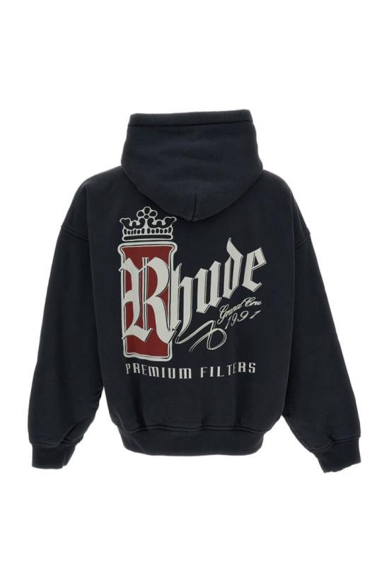 26SS 루드 후드 티셔츠 RHSS26HO040123159 Black - RHUDE