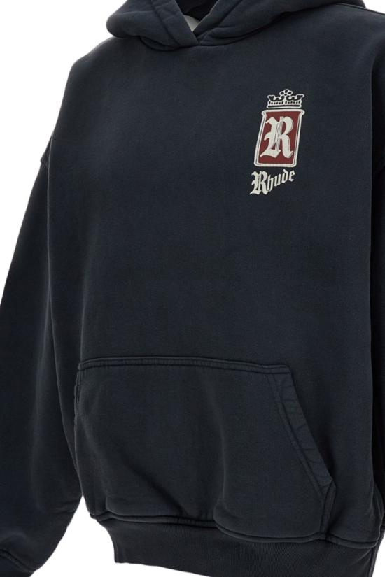 26SS 루드 후드 티셔츠 RHSS26HO040123159 Black - RHUDE