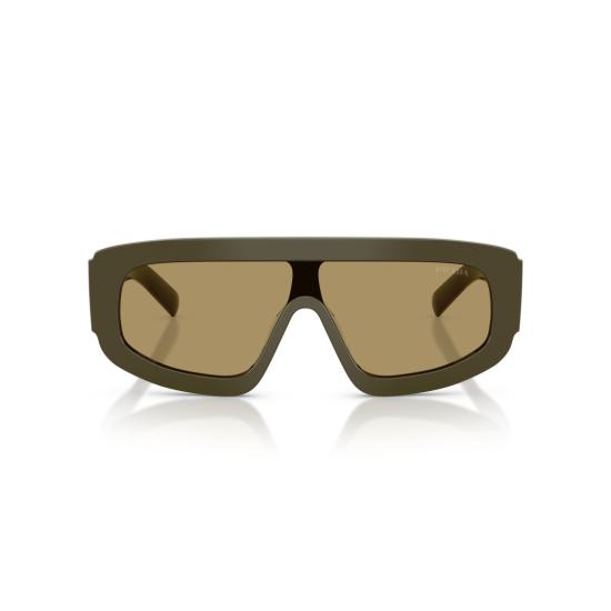 26SS 프라다 선글라스 삼각형 로고 디테일이 돋보이는 오버사이즈 직사각형 프레임