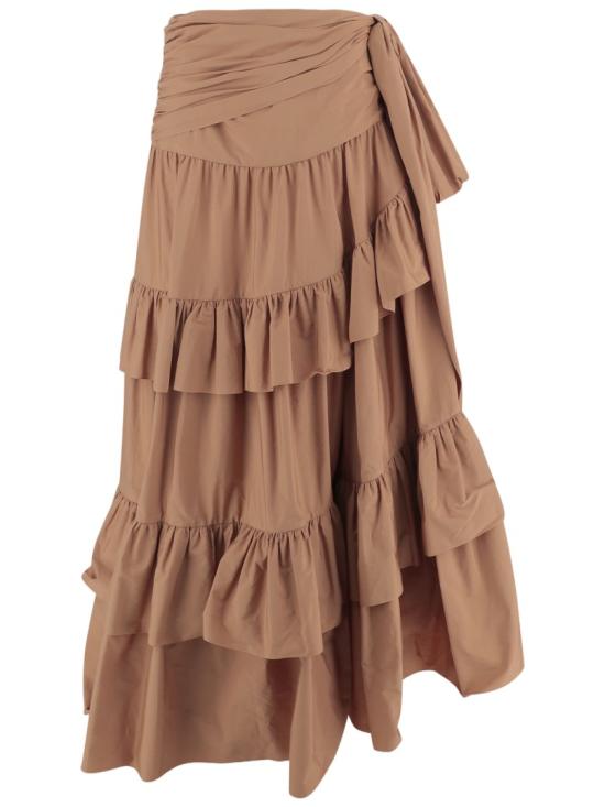 26SS 끌로에 롱 스커트 CH26UJU5314426U Brown