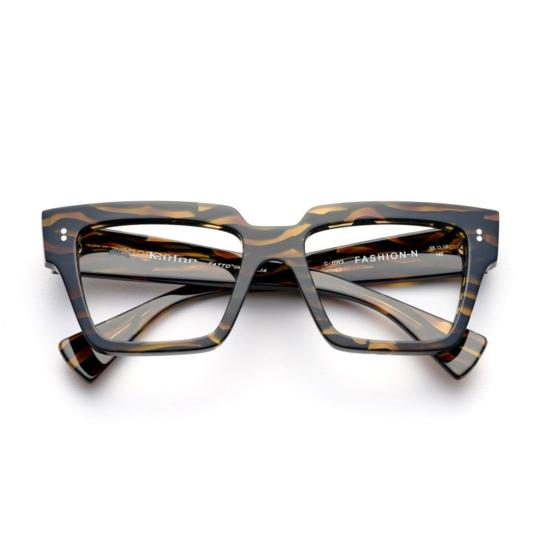  카돌 안경 패션/N 오버사이즈 호피무늬 프레임 안경